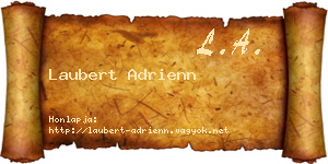 Laubert Adrienn névjegykártya